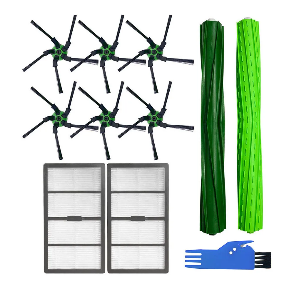 Hepa フィルターサイドブラシ iRobot ルンバ S9 S9 + ダストバッグ HEPA フィルタータイヤスキンメインブラシ掃除機アクセサリー