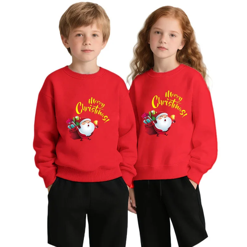 

Весенне-осенний рождественский свитшот с Минни для маленьких девочек, свободные топы с длинными рукавами, детские толстовки с героями мультфильмов, пуловеры, одежда для мальчиков