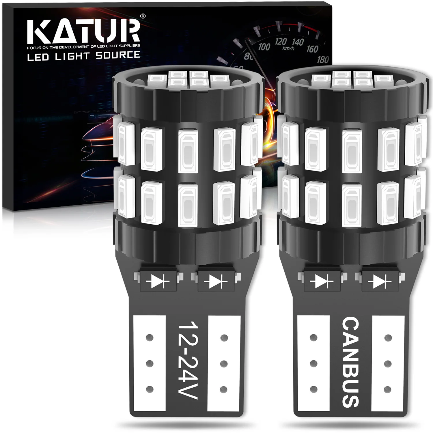 

2Pcs W5W T10 194 Red LED CANBUS No Error 12V Super Bright Car Interior Side Light 3014 SMD Chips Auto Bulb For Audi A4 2009~2015