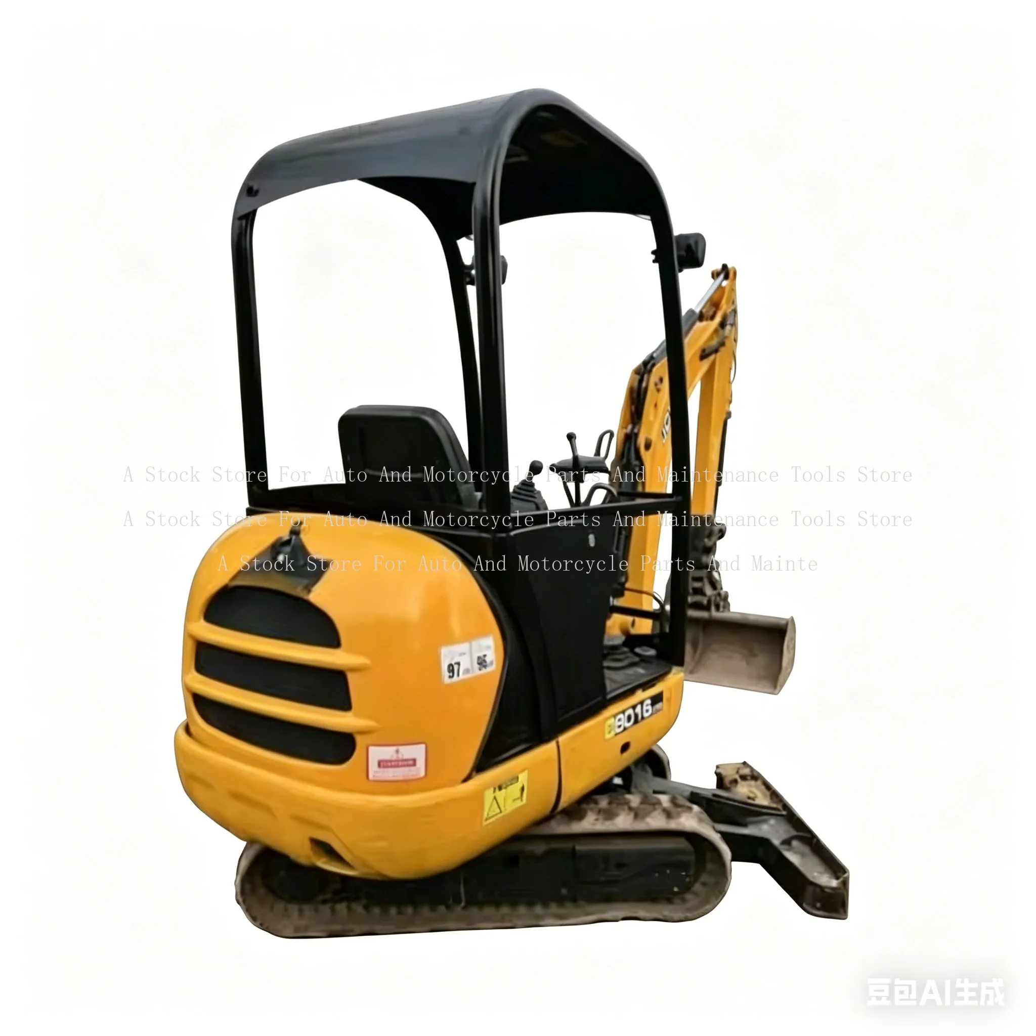 1PC Mini Excavator Car Cover Warm Awning Pvc Windproof For JCB 8016