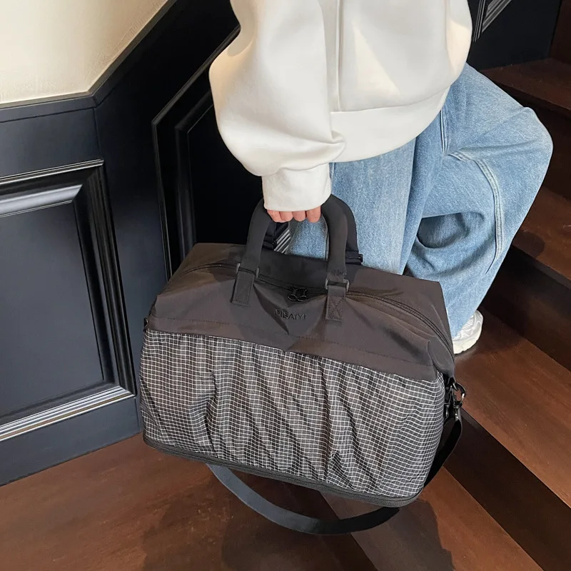 حقيبة كتف نسائية جديدة للركاب، خفيفة الوزن، سعة كبيرة، حقيبة كروس مريحة ومتعددة الاستخدامات، حقيبة مدرب