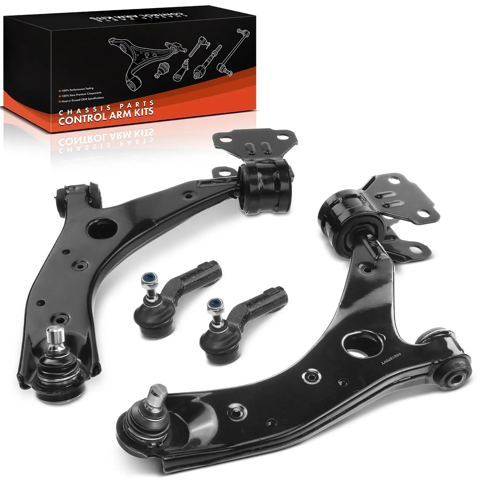Frankberg 4-teilig Querlenker Satz Vorderachse Links Rechts Oben für Mazda 3 BL 3 Stufenheck 2008-2014 BP4L-32-290 BBM234350