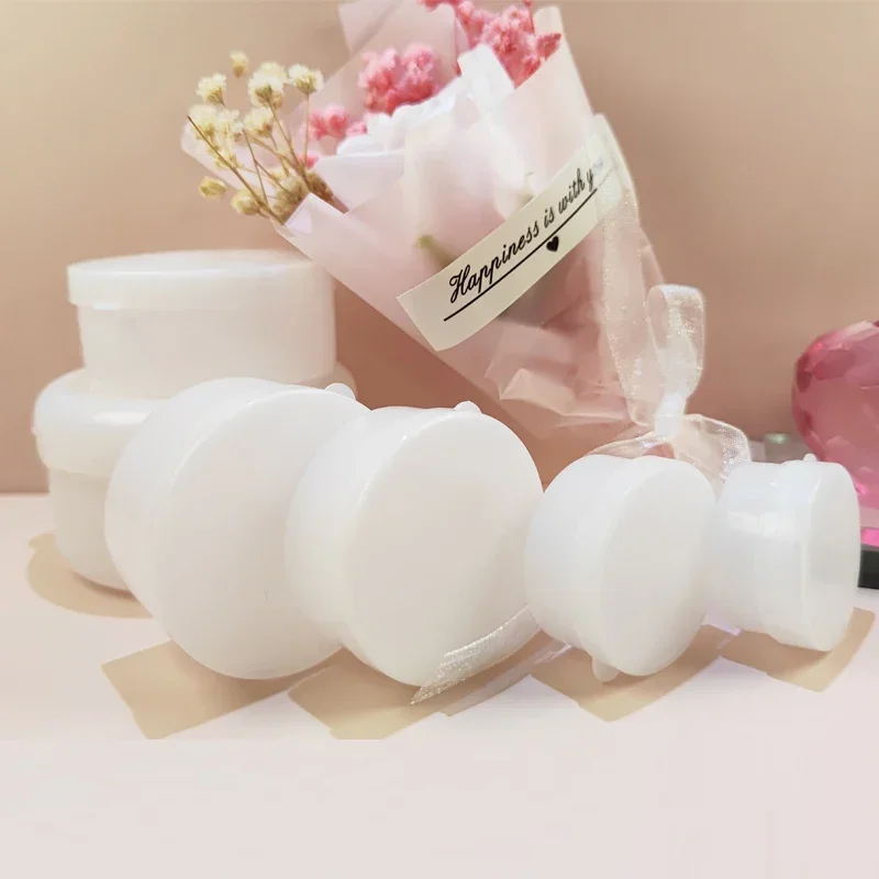 30Pcs Refillable 5g-100g Empty Cosmetic Sample Containers Plastic Travel Jars For Creams Lotion Eye Shadow Nails Powder Lip Balm
