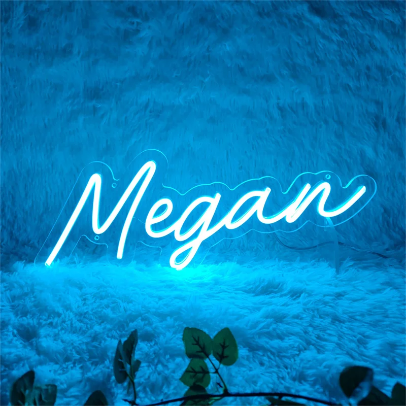 Custom Neon Sign Baby Name Birthday Party Gift Boy Gifts Kid Room Home Wall Decoration Led Name Sign Personalized Gifts Custom