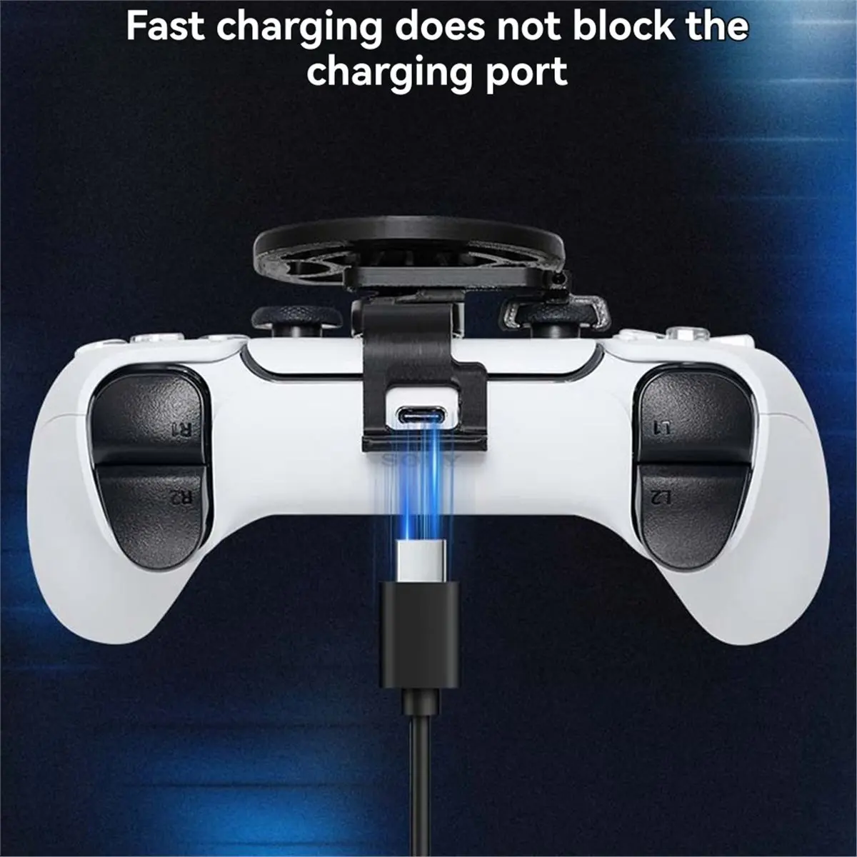 Punctual- For PS5 PS5 Pro/Slim Mini Steering Wheel 3D Printed Game Controller Accessory Game Controller Auxiliary Replacement