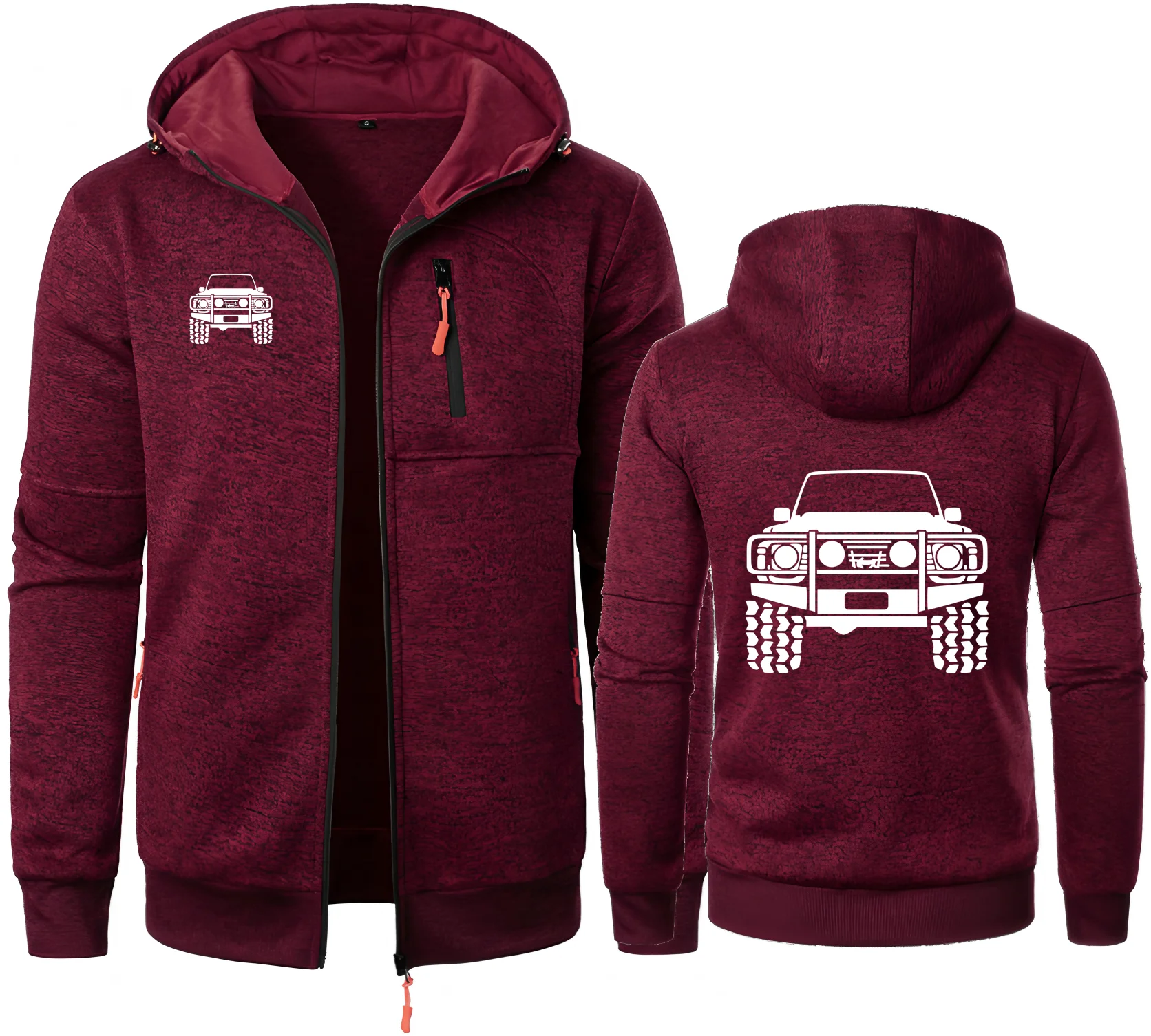 Car Sweatshirts PATROL Offroad 4x4 Y60 1 Y61 Jacquard Hoodie Fleece Men Hooded Sweatshirt Pullover GTR Male Hoody Man Sweatshirt