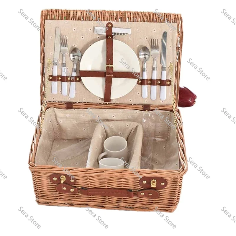 Insulator Basket Picnic Box Ins Internet Celebrity Portable Folding Kit Storage Camping