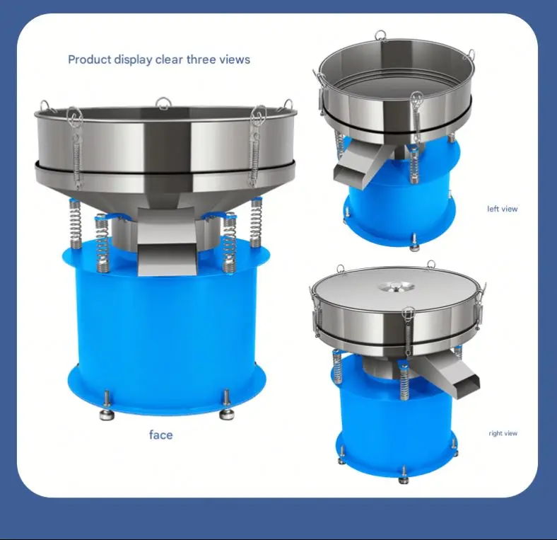 Powder spraying vibrating  cart screen machine - flour  machine small vibrating  paint filter