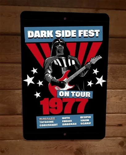 Dark Side Fest on Tour 1977 Vader  Metal Wall Sign
