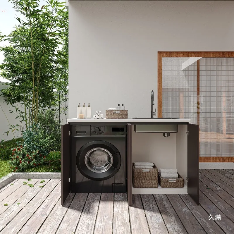 Sink, outdoor sink, washing machine cabinet, integrated cabinet, operation table, all-aluminum alloy storage cabinet
