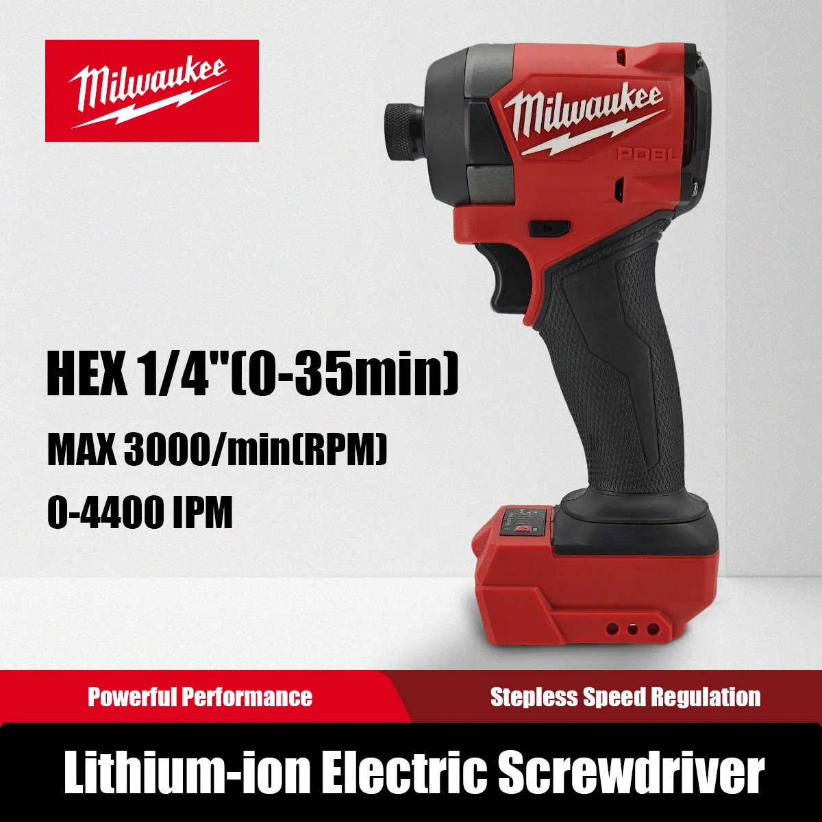 Tournevis électrique Milwaukee M18, tournevis sans fil puissant pour les travaux de bricolage et les projets de rénovation
