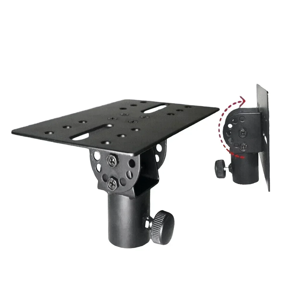 Rotatable 35mm Tripod Pole Mount DJ Speaker Stand Adapter Top Cap Sturdy Metal Mic Tripod Holder Mounting Base Tripod Pole Parts