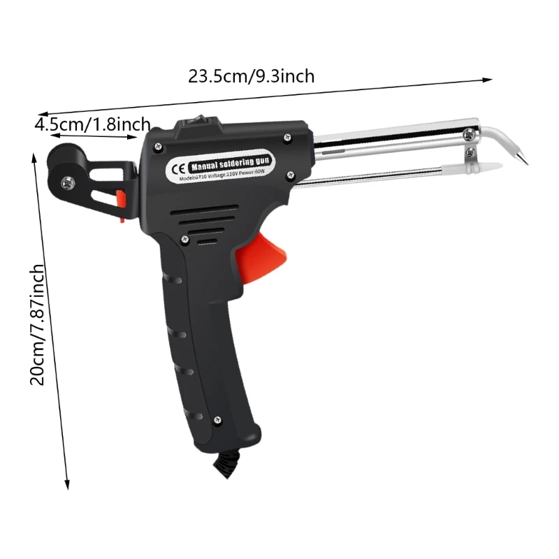 Pistolas soldadura hierro soldadura multifunción establecida 60W hasta 480 ℃ Temperatura KXRE