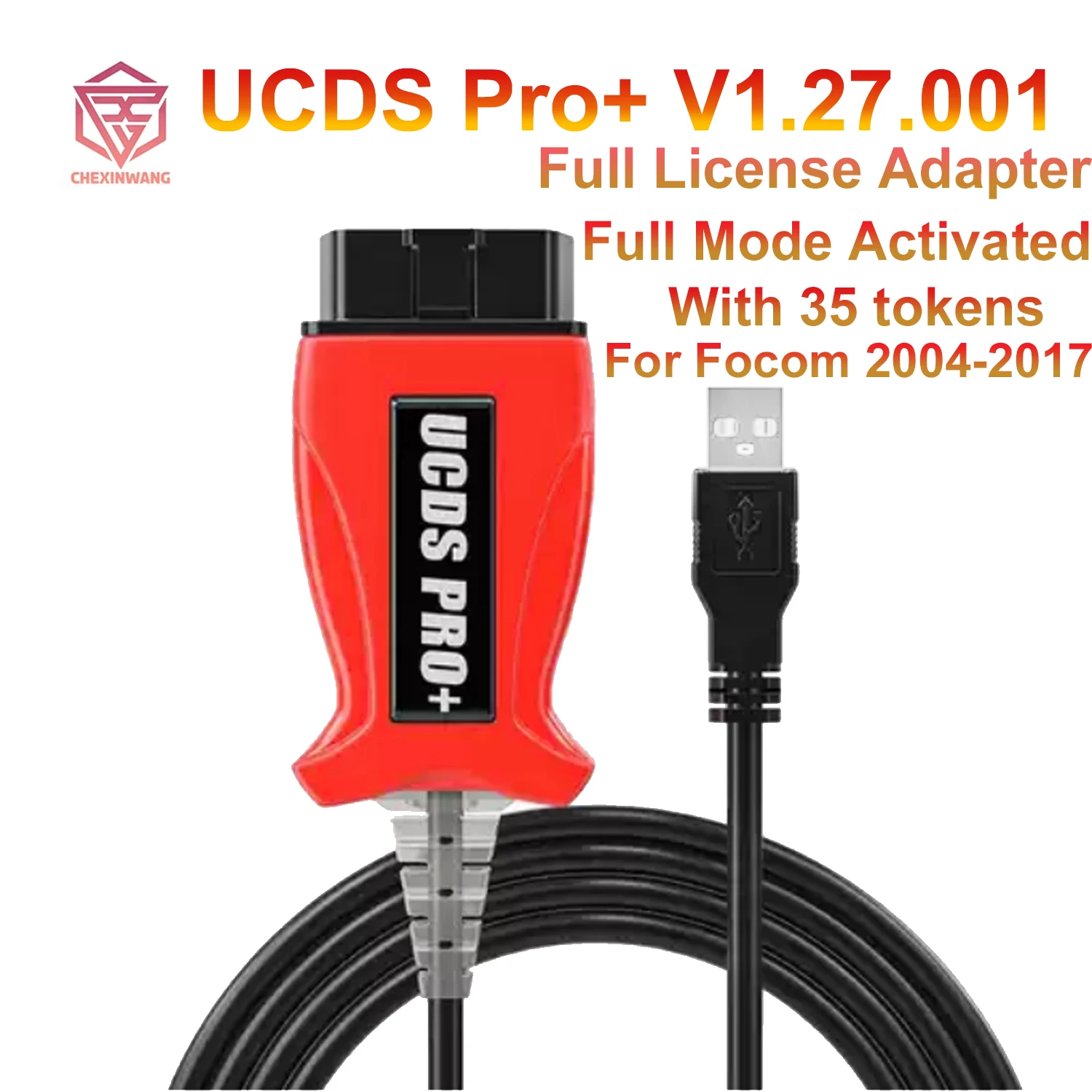 

UCDS Pro Pro+ V1.27.001 for Ford Full Activated SW 1.27 With 35 Tokens Auto OBD2 Scanner Cable Car Repair Tool Accessories