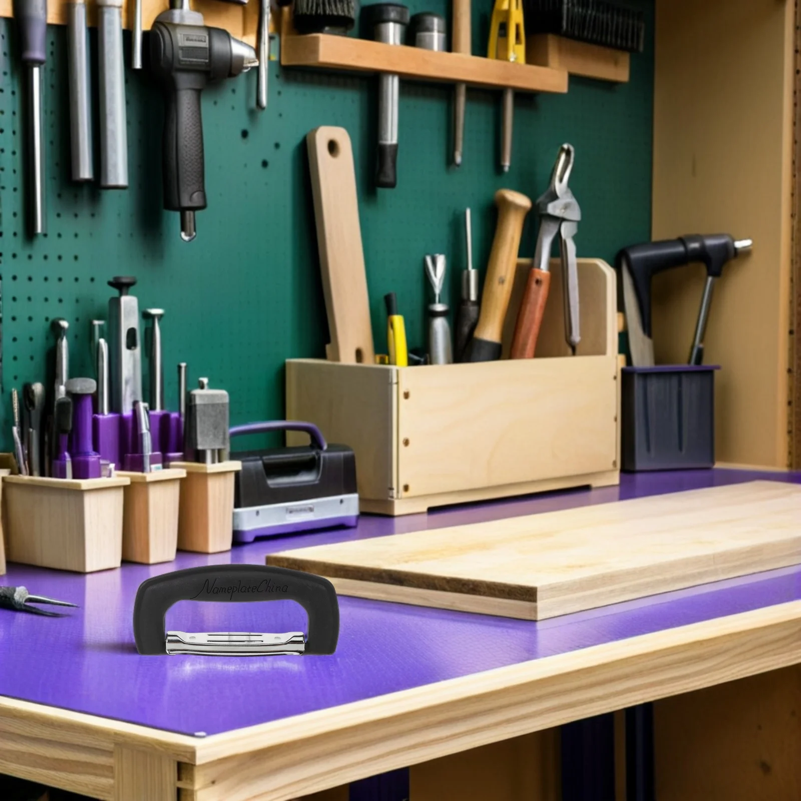 

2Pcs Violin Case Handle Replacement - Ergonomic Plastic Pull Handles for Luggage Trunk Guitar Musical Instrument Box - Heavy