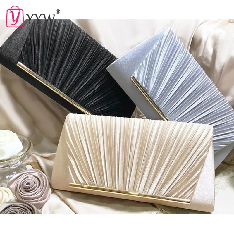 Clearance Sale！Wedding Clutch women Evening Bags Beige Sac Main Femme Party Bag Wedding Purse Famale Day Clutches Envelope Bag