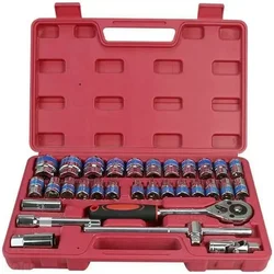 1/2 Inch Drive Automotive Dice Socket Set Blue Torx Wrench Hex Socket Tool Set for Mechanic Handy Industry Tools Professional