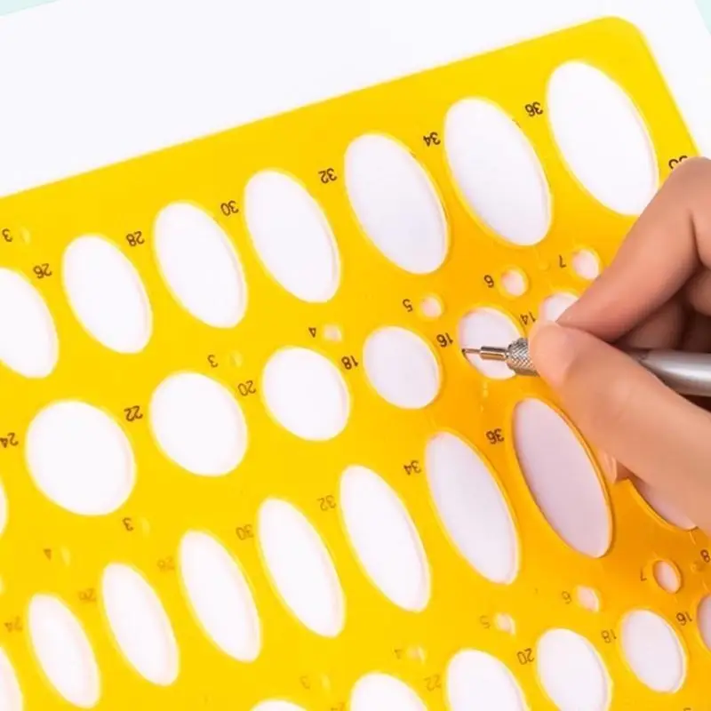 Multifunction Geometric Stencils Drawing Ruler Circle Stencils Oval Stencils