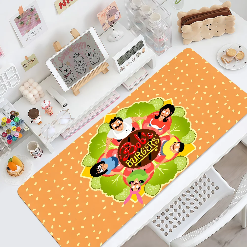 Cartoon Mouse Pad MousePad Non-slip Lockedge Office Student Burgers Gaming B-Bobs Thickened Sitcom Large Writing Pad Cushion