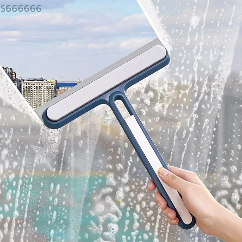 

1pc Be Used To Clean Car Glass Windows Bathroom Kitch Silicone Wiper Glass Scraper Car Windshield Cleaning Scraper Can