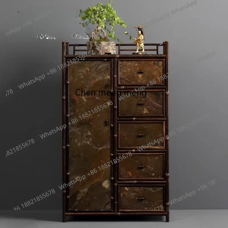 

cc182Imitation rock tea shed, storage Bogu rack tea cabinet, tea cup rack cabinet