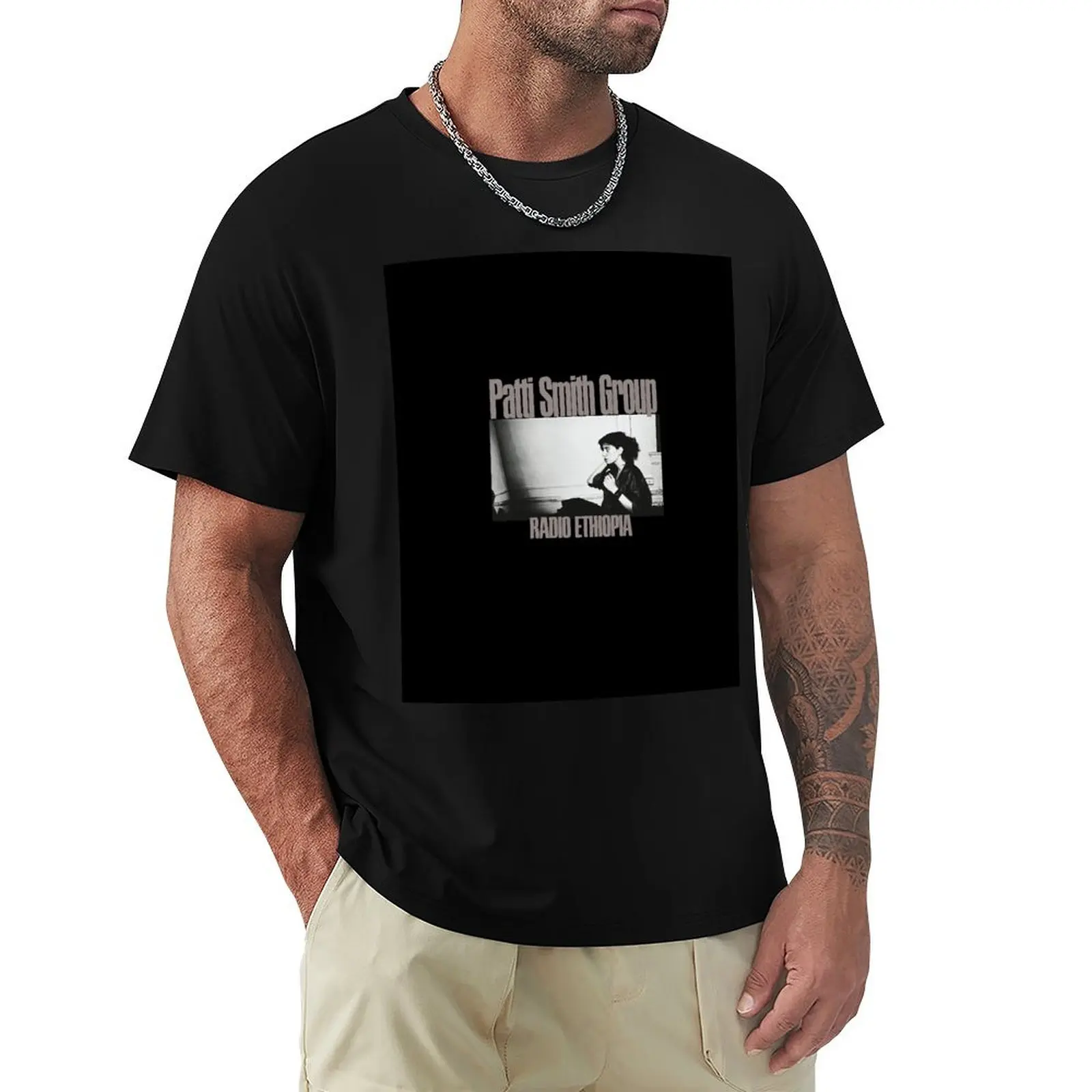 

Vintage Photography Patti Smith Radio Ethiopia Awesome T-Shirt sublime graphic tee shirt men t shirt