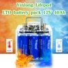 Yinlong Original 12V LTO Battery Pack 40Ah 6S1P 25000+ Cycles 450A 5