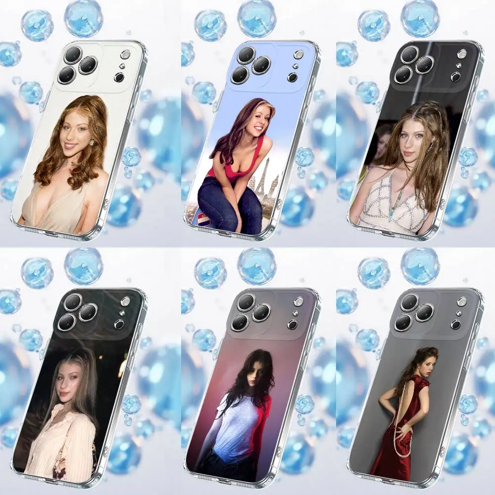 Actress M-Michelle Trachtenberg Phone Case For iPhone 17,16,15,14,13,12,11,Plus,Pro,Max,Plus,E,Air,Mini Transparent Cover