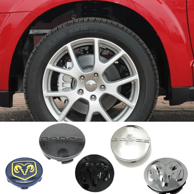 Tapas Centrales para Ruedas de Coche de 54/60/63 mm, 4 Piezas, para Dodge AVENGER, CALIBER, CARAVAN, Challenger, CHARGER, DART, DURANGO, JOURNEY, RAM