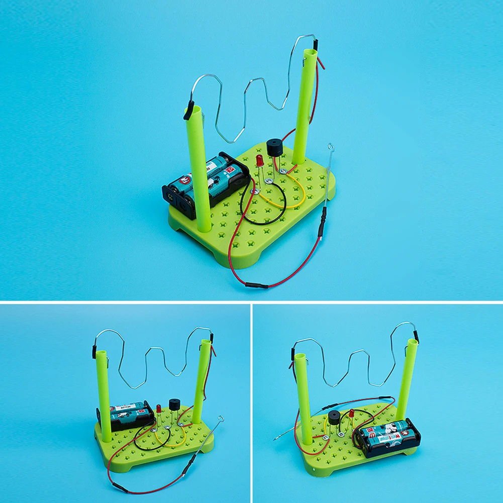 Experimentos de ciencia física para estudiantes, Kit de circuitos paralelos de serie DIY, juguetes manuales educativos para niños, capacidad de ejercicio