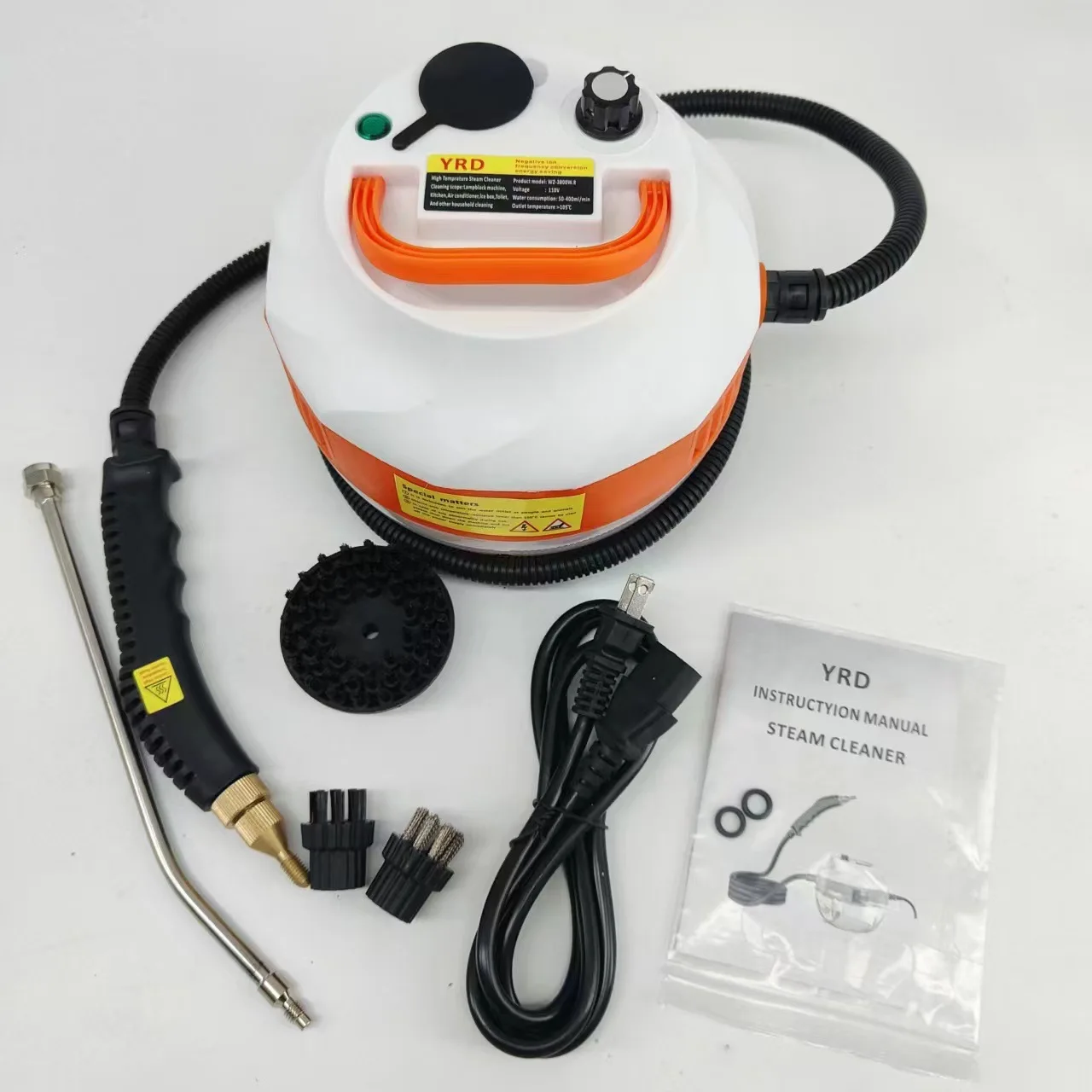 Limpiador de vapor multifuncional de alta temperatura para cocina y baño