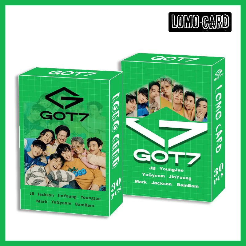 KPOP GOT7 JACKSON MAKR BAMBAM Small LOMO Photo Collection Card