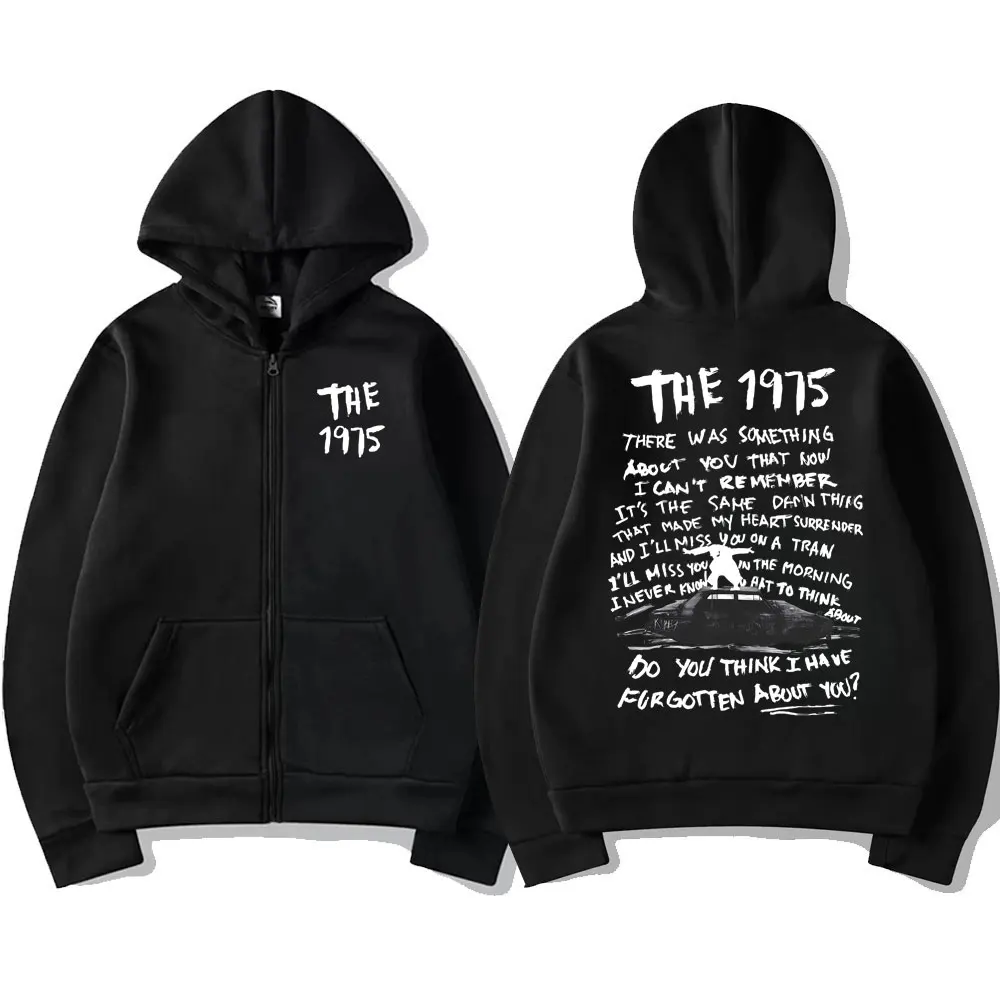 Толстовка с капюшоном на молнии The 1975 about You Graphic, толстовка с капюшоном на зарубежном языке, альбом, мужская и женская повседневная