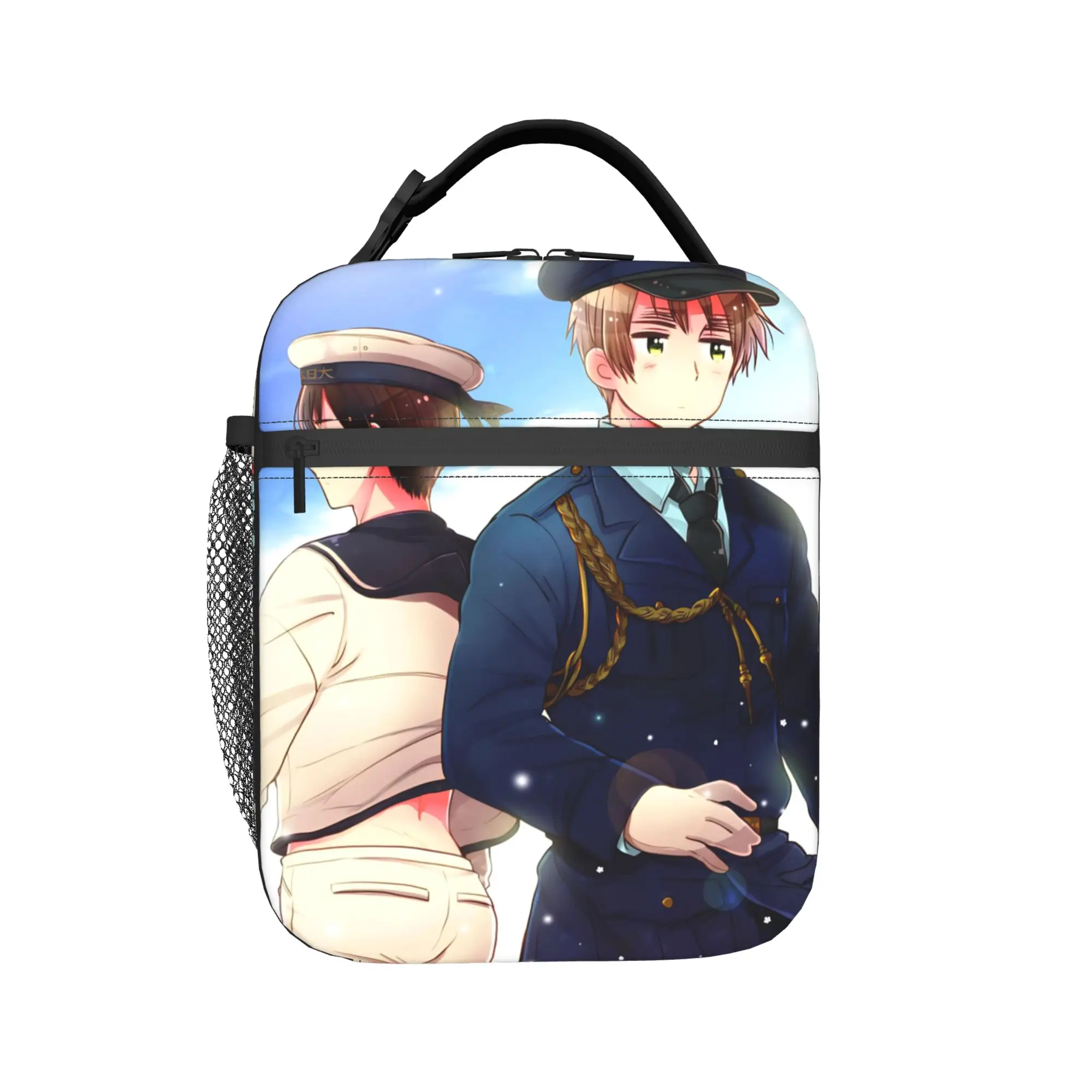Hetalia Axis Powers Accessories Insulated Lunch Bag For Picnic  Storage Food Boxes Leakproof Cooler Thermal Lunch Boxes