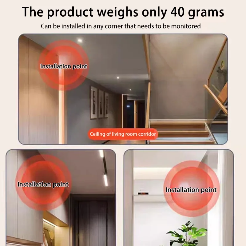 1080P HD Mini กล้อง WiFi IP การตรวจสอบระยะไกลน้ําหนักเบาแบบพกพากล้องวิดีโอ Smart Home Surveillance Security กล้องใหม่ 2025