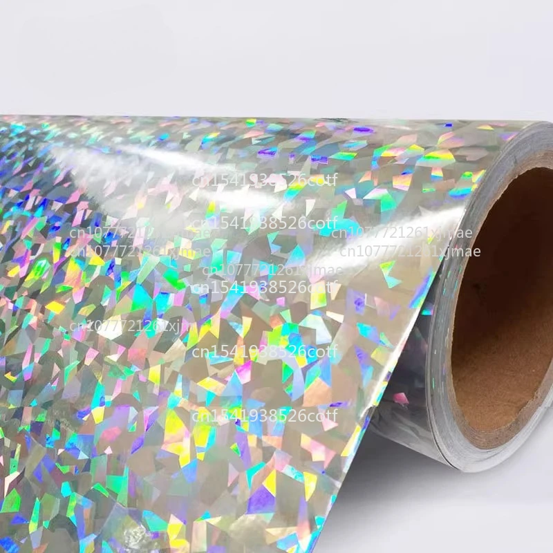 

1,27m x 50m Eco solvent Rainbow Holographic Laser Printing Self Adhesive Vinyl Advertising Film