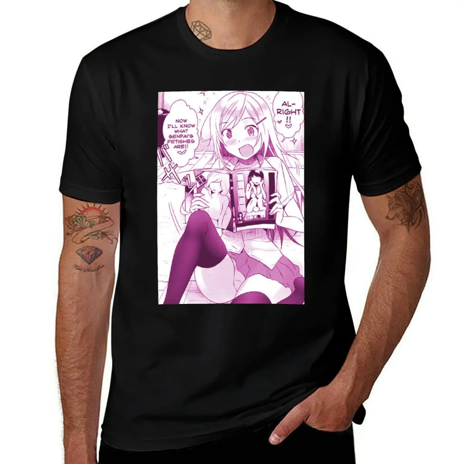 Senpai's Fetishes T-Shirt Lightweight Running Sports T-Shirt