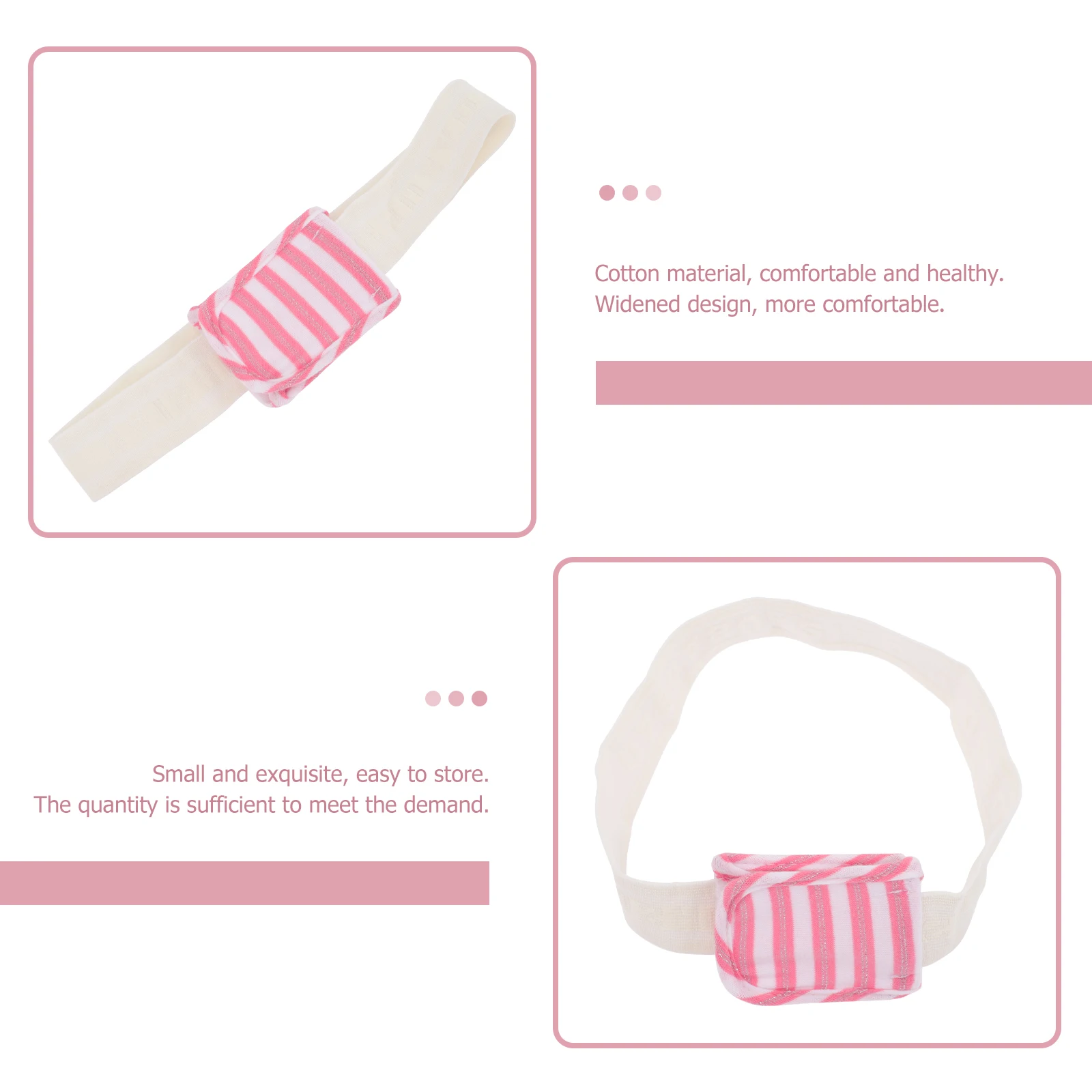 

18 Pcs Diaper Fixing Belts Elastic Cotton Rubber Supplies Toddler Nappy Fastener Adjustable Belt