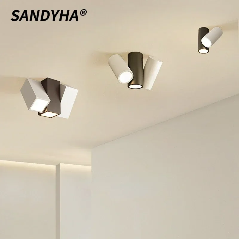 SANDYHA Simple LED Ceiling Lamps Corridor Staircase Porch Study Light Kitchen Dining Room Home Decor Lighting Indoor Spotlight