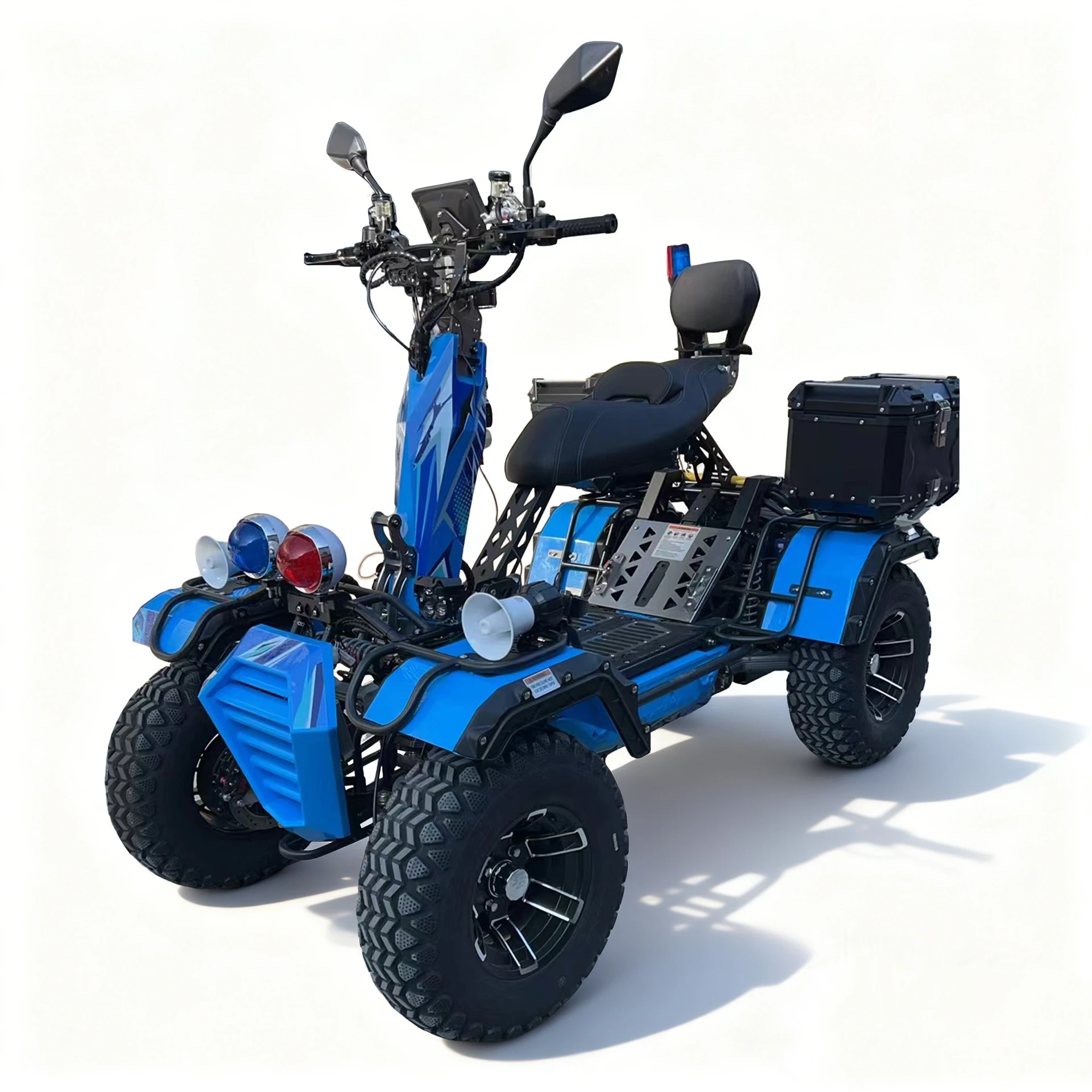 SWICOO Utility Multifunctional Patrol Vehicle Hybrid (Electric And Gas) 4*3000W 2WD 4WD Scooter With Trailer