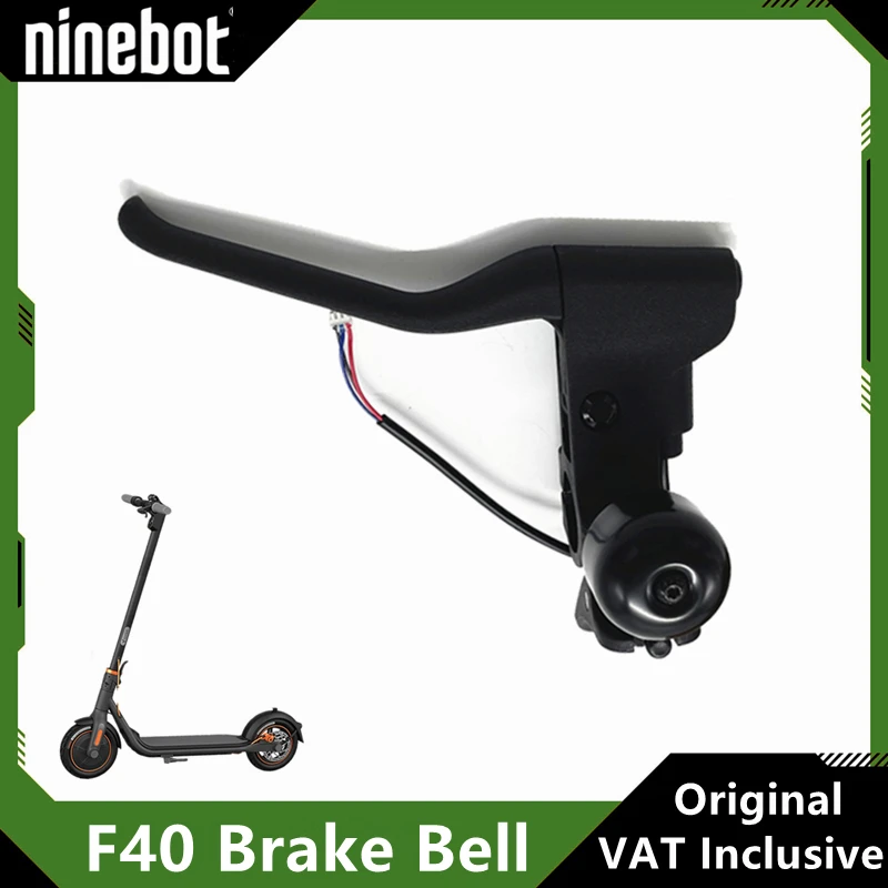 Original Electric Scooter Parts With Bell Brake Handle Lever For Ninebot F40 Smart KickScooter Assembly Accessory Brake Bell