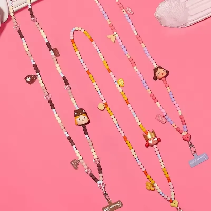 

Genuine CRYBABY Crying for Love Series Mobile Phone Lanyard Blind Box Toys Kawaii Action Figure Phone Charm Girls Gift