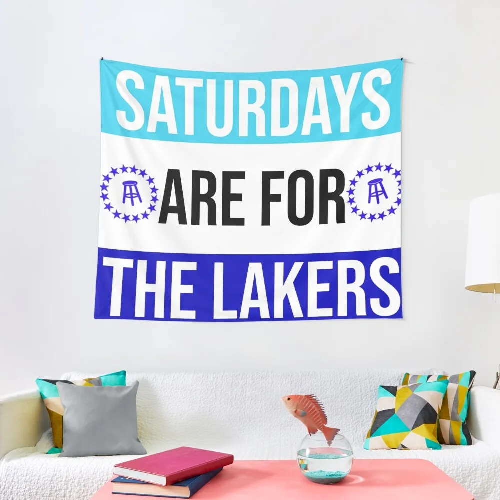 SATURDAYS ARE FOR THE LAKERS GVSU FLAG Tapestry Wall Decoration Home Decoration Tapestry