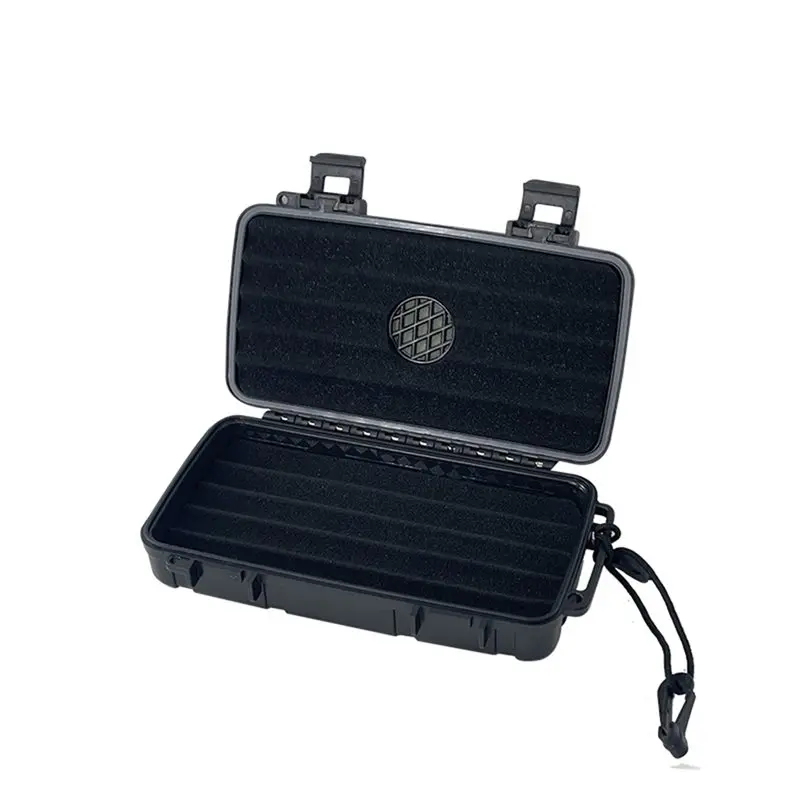 【LAST CHANCE】Travel Cigar Humidor Case Portable Cigar Box Portable Cigar Box Waterproof Crushproof Airtight Box