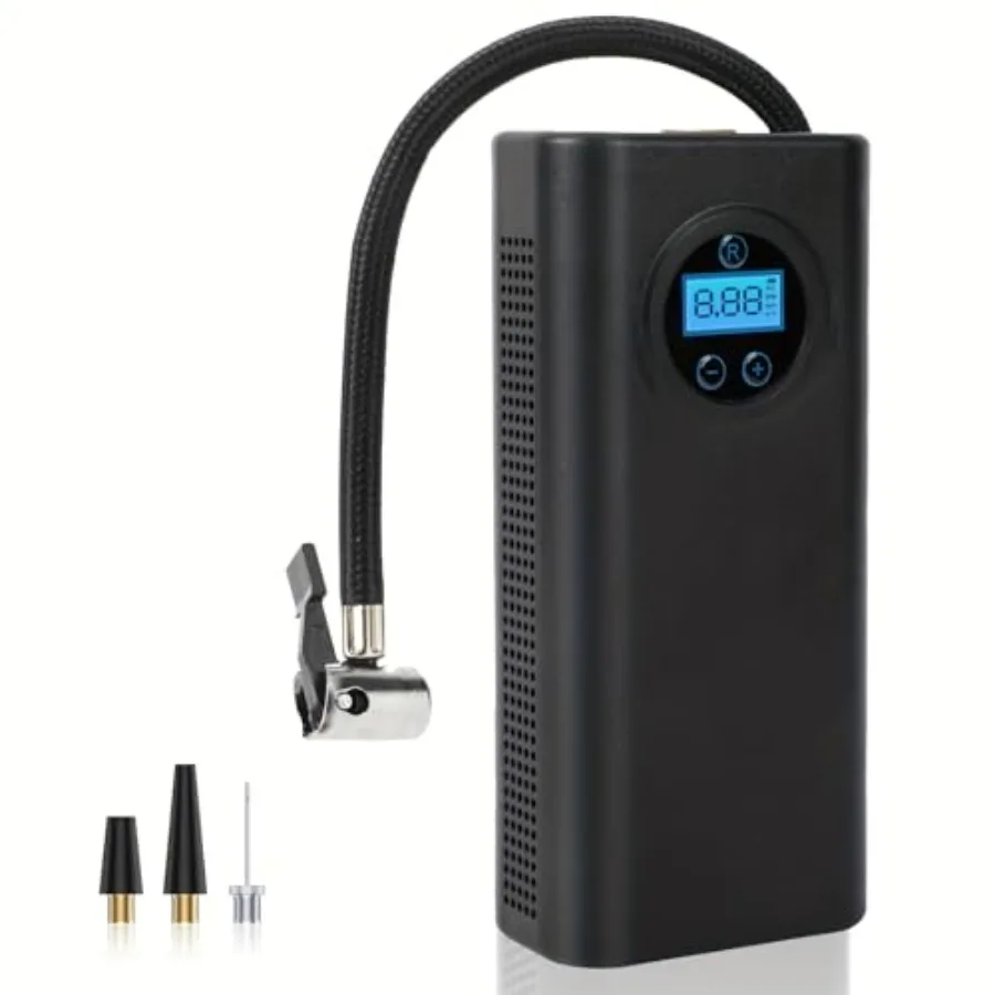 

Портативный беспроводной компрессор для накачки шин, электрический насос для автомобилей, велосипедов и мотоциклов