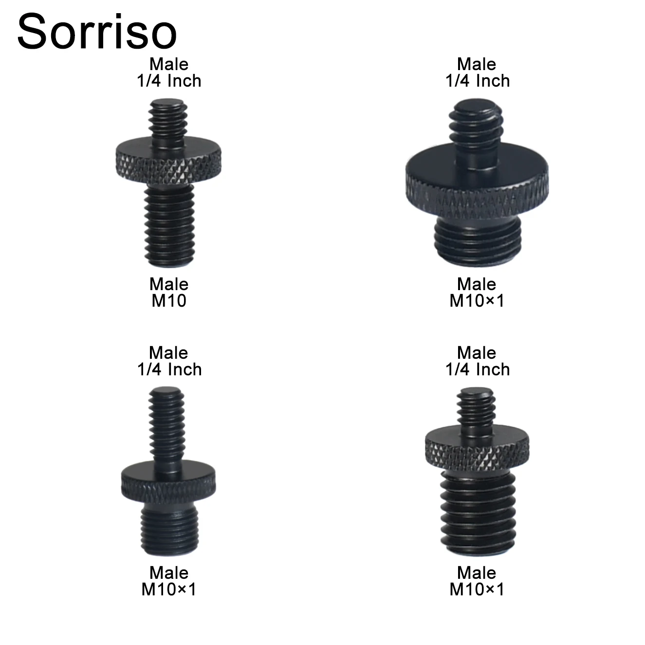 카메라 나사 수 1/4 인치-1/4 3/8 5/8 M4 M5 M6 M8 M10 M12 인치 삼각대 마운트 어댑터, Dslr 볼헤드용 퀵릴리즈 플레이트