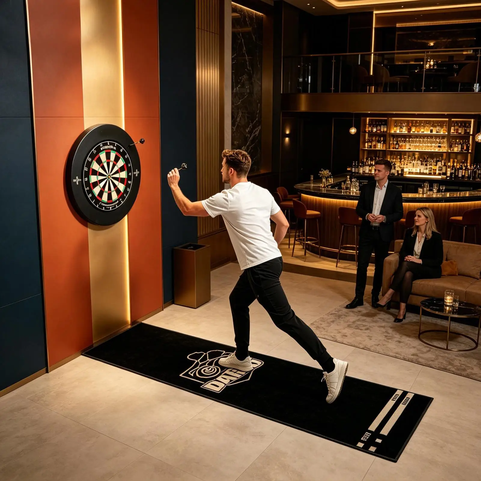 Darts Throw Mat Sports Practice Blanket Dart Practice Mat For Outdoor Indoor Garage Basement Home Office Gym Bar Club Playroom