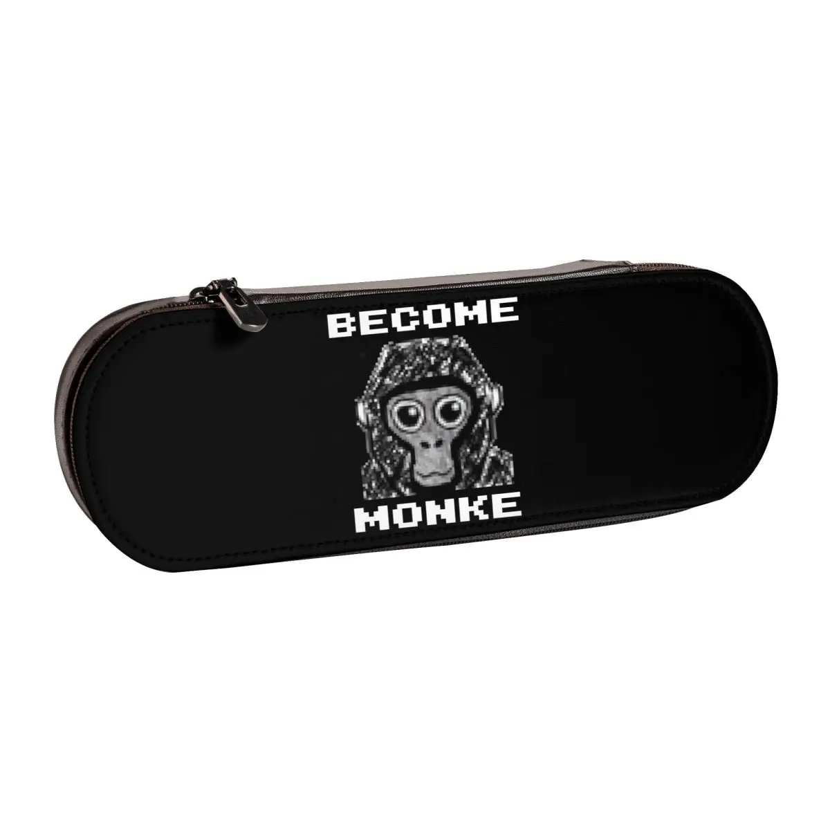Gorilla Tag Become Monke - Gtag Monkey Leather Pencil Case Pen Holder Storage Stationery Supplies Pen Box