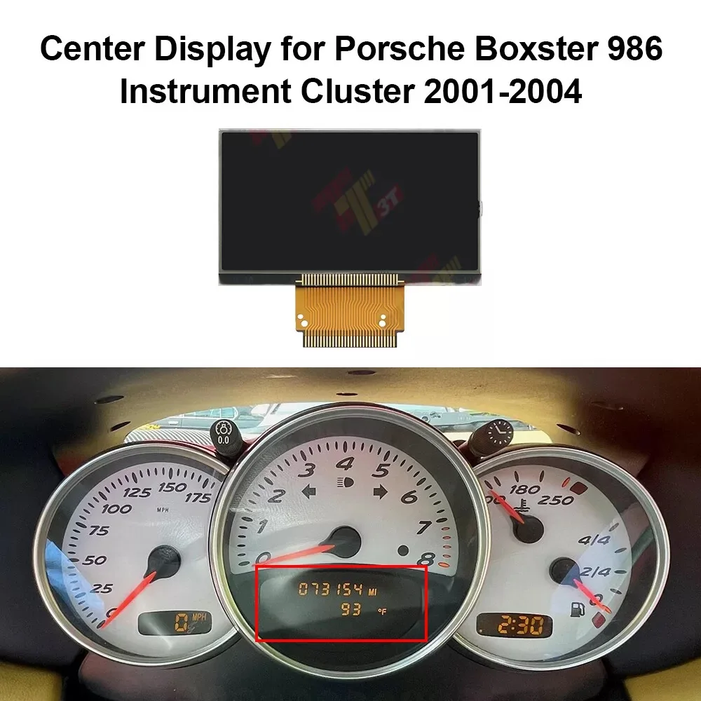 

Dashboard Center LCD Display for Porsche Boxster 986 Instrument Cluster