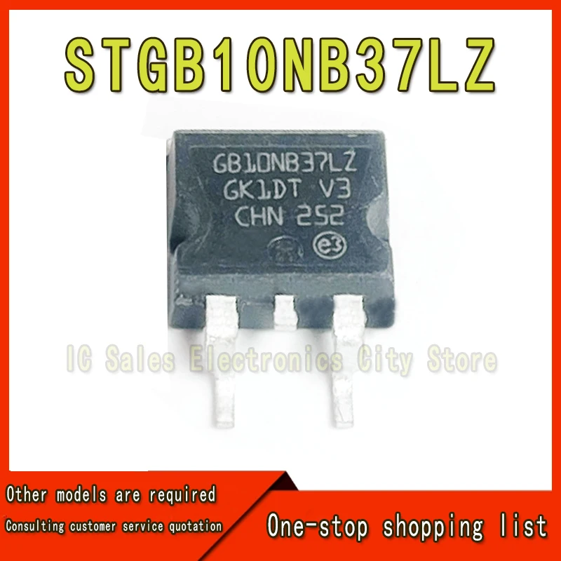 10 Stks/partij Stgb10nb37lz Gb10nb37lz Igbt 440V 20a 125W D2pak Echt Voorraad Originele